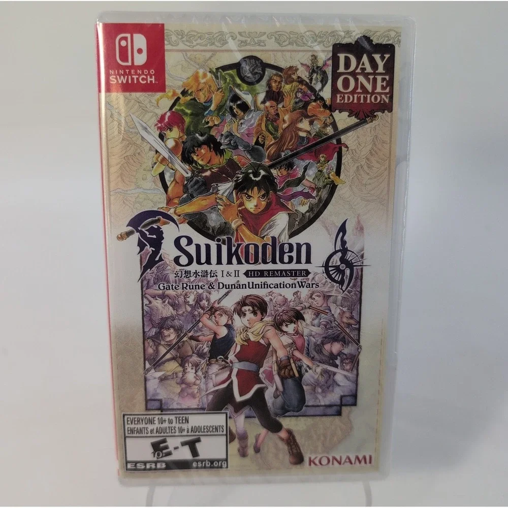 Suikoden I & II Remastered Day One Edition Nintendo Switch Brand New Sealed Game
